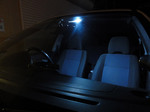 面で光るLED 外から